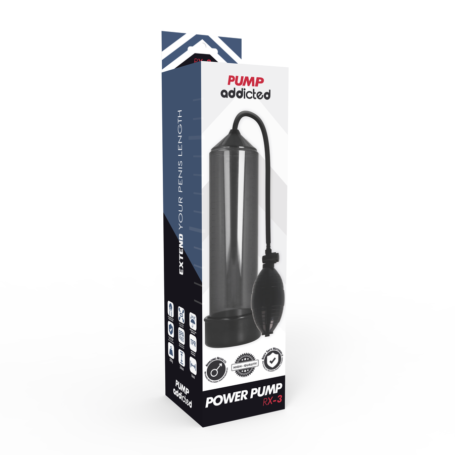 Pump Addicted RX3 Pompa per l'Erezione Nero – immagine 6