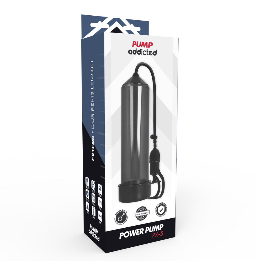 Pump Addicted RX5 Pompa per l'Erezione Nero – immagine 5