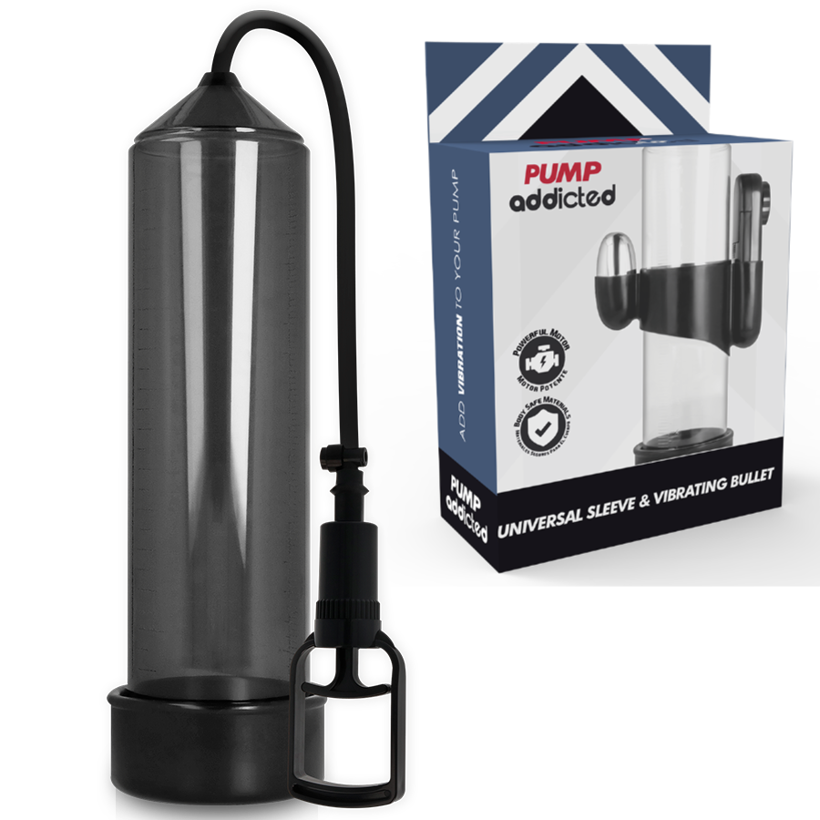 Pump Addicted RX7 Pompa per l'Erezione con Proiettile Vibrante Nero