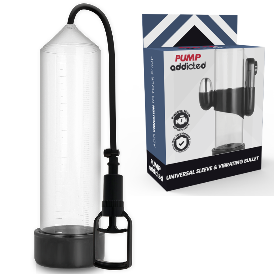 Pump Addicted RX7 Pompa per l'Erezione con Proiettile Vibrante Trasparente