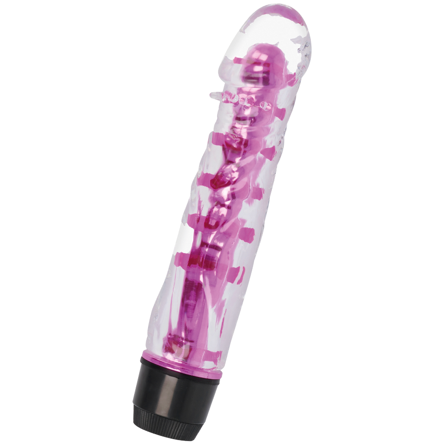 Glossy Lenny Vibratore Jelly Rosa – immagine 3