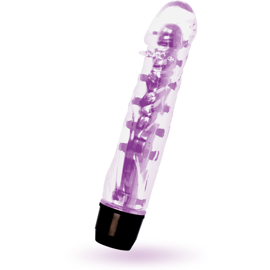 Glossy Lenny Vibratore Jelly Viola – immagine 2
