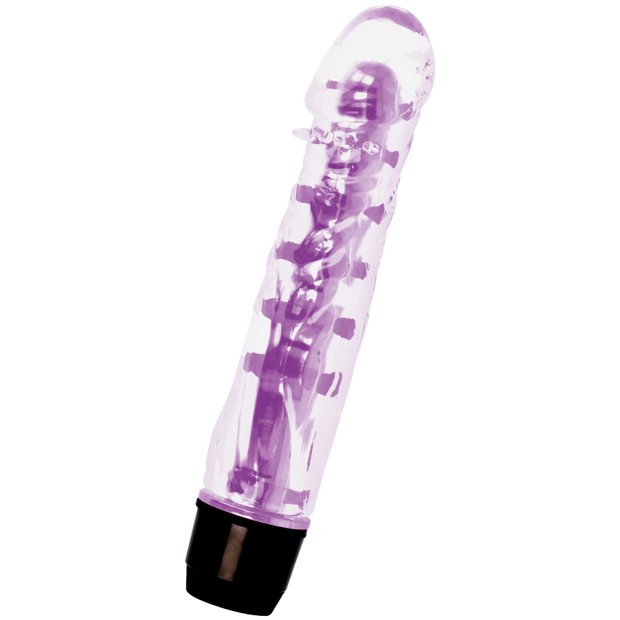 Glossy Lenny Vibratore Jelly Viola – immagine 3