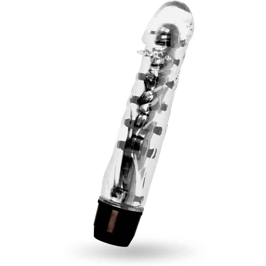 Glossy Lenny Vibratore Jelly Nero – immagine 3