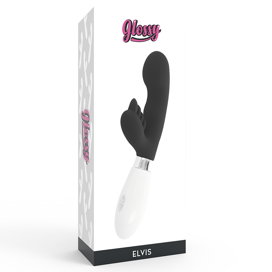 Glossy Elvis Mini Vibratore Rabbit Nero – immagine 7