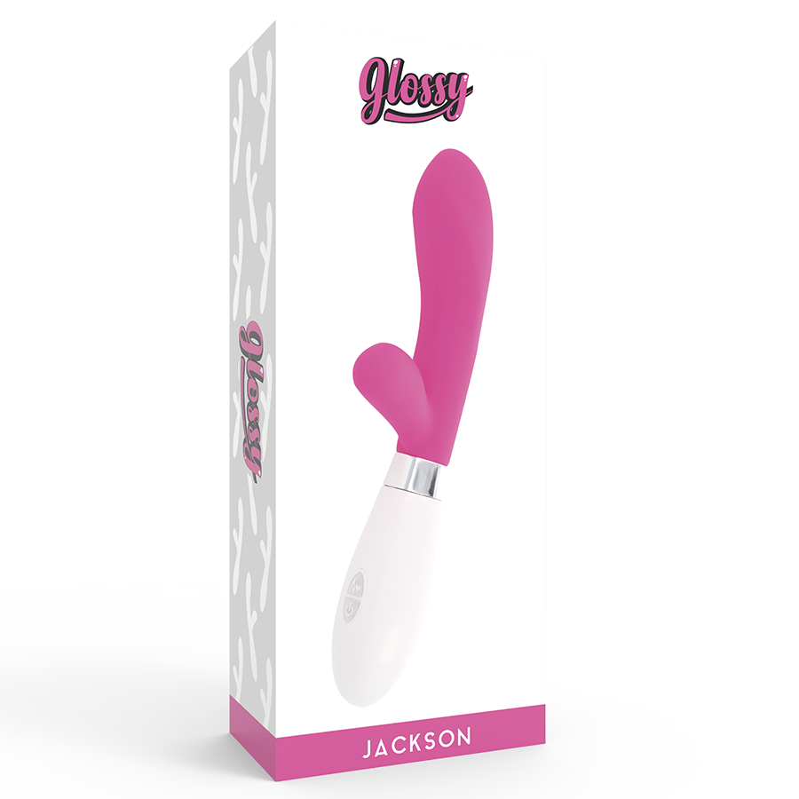 Glossy Jackson Mini Vibratore Rabbit Rosa – immagine 7