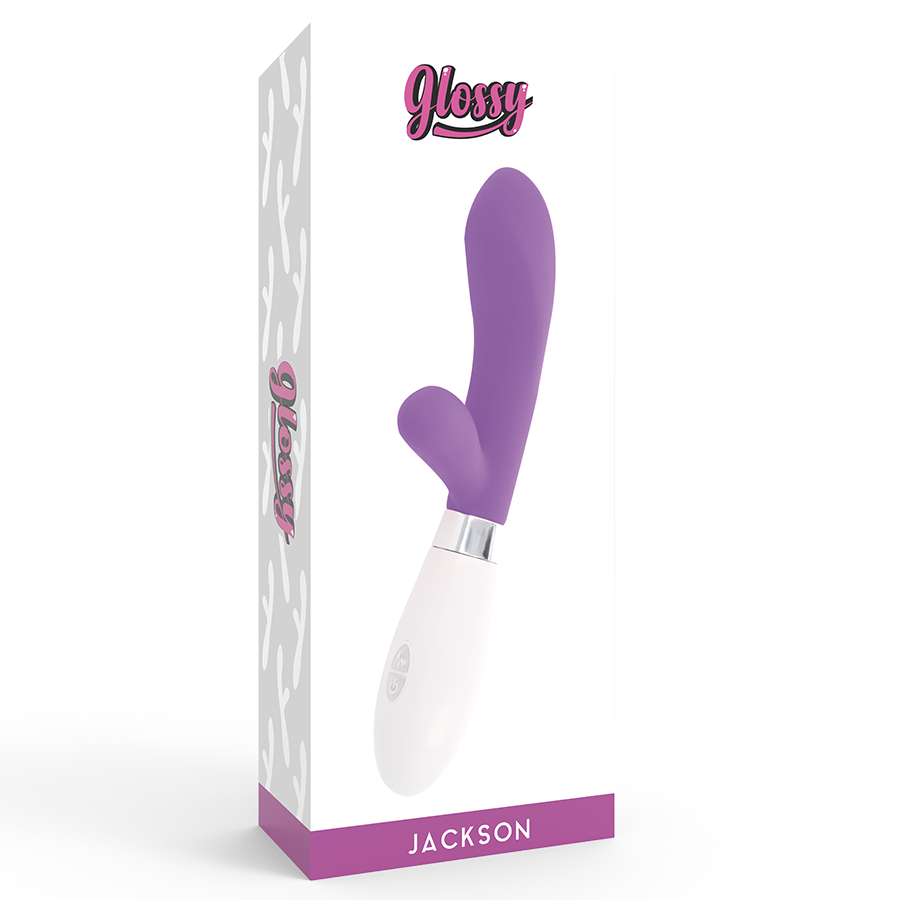 Glossy Jackson Mini Vibratore Rabbit Viola – immagine 7