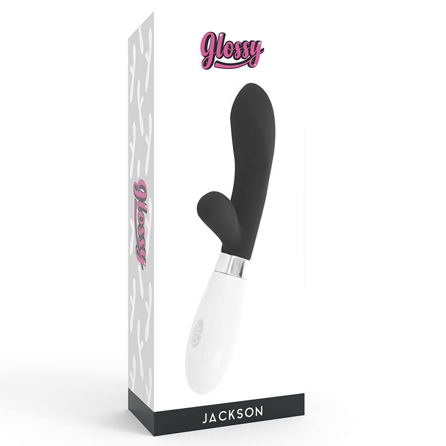 Glossy Jackson Mini Vibratore Rabbit Nero – immagine 7