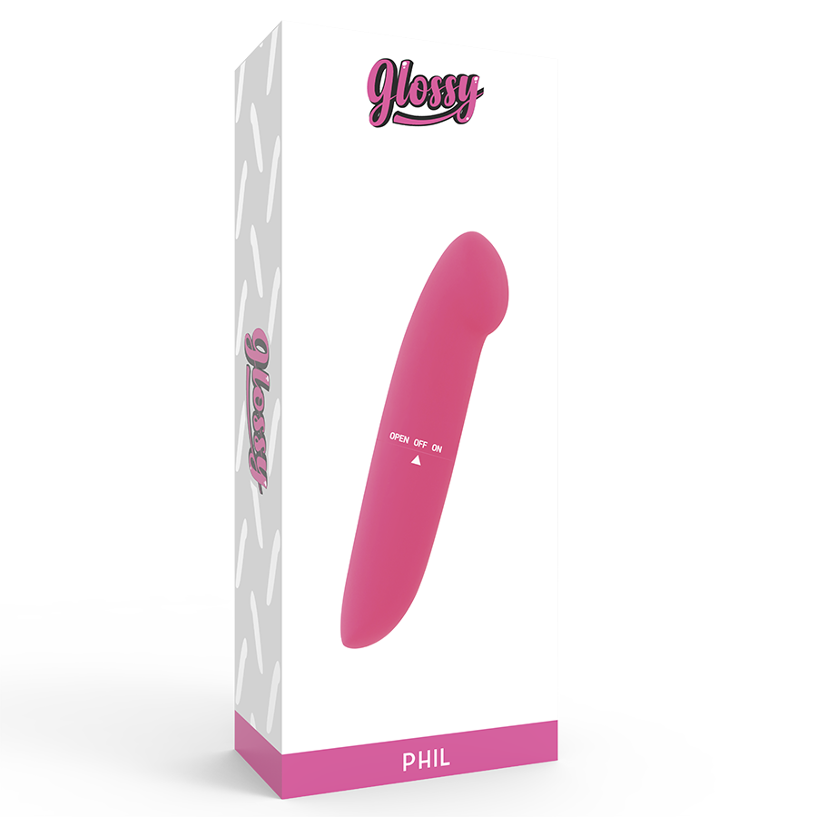 Glossy Phil Mini Vibratore da Viaggio Rosa – immagine 4