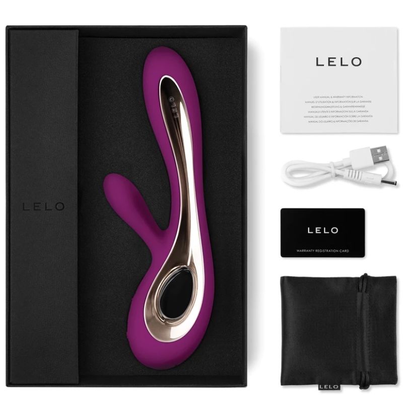 LELO Soraya 2 Vibratore Rabbit di Lusso Deep Rose – immagine 2