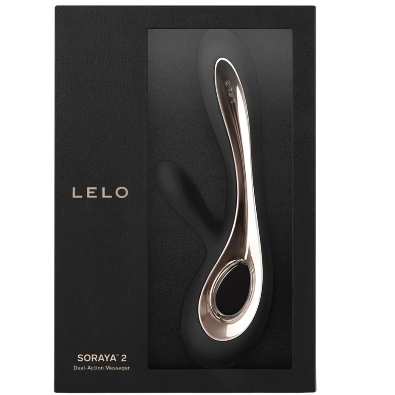 LELO Soraya 2 Vibratore Rabbit di Lusso Nero – immagine 3