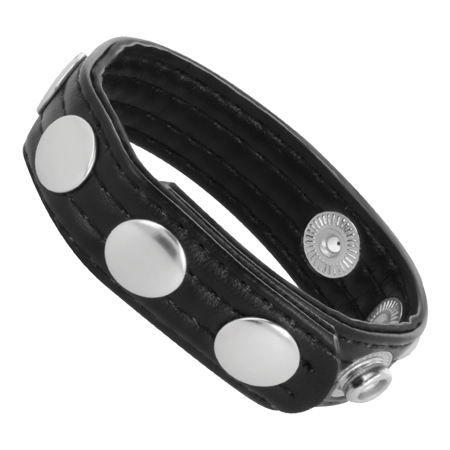 Darkness Anello Fallico in Pelle Regolabile – immagine 2