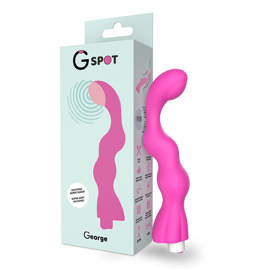 G-Spot George Vibratore Punto G Ricaricabile Rosa