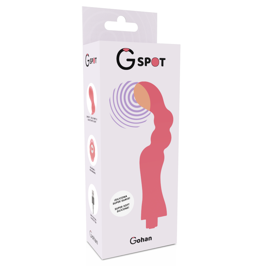 G-Spot Gohan Vibratore Punto G Ricaricabile Rosso – immagine 5