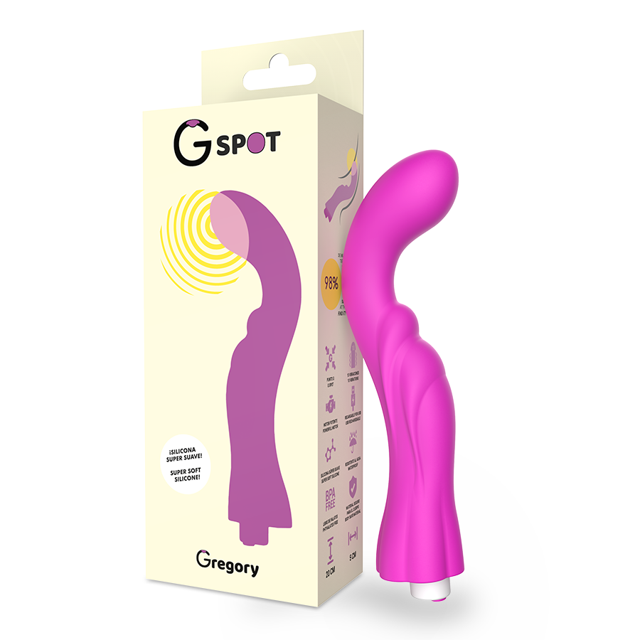 G-Spot Gregory Vibratore Punto G Ricaricabile Viola