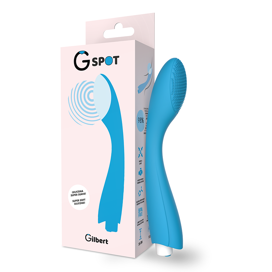 G-Spot Gylbert Vibratore Punto G Ricaricabile Blu