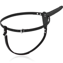 Fetish Submissive Strap-On Vibrante in Silicone Ricaricabile Nero 15 cm – immagine 5