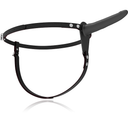Fetish Submissive Strap-On Vibrante in Silicone Ricaricabile Nero 15 cm – immagine 6