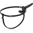 Fetish Submissive Strap-On Vibrante Doppia Penetrazione in Silicone Nero – immagine 5