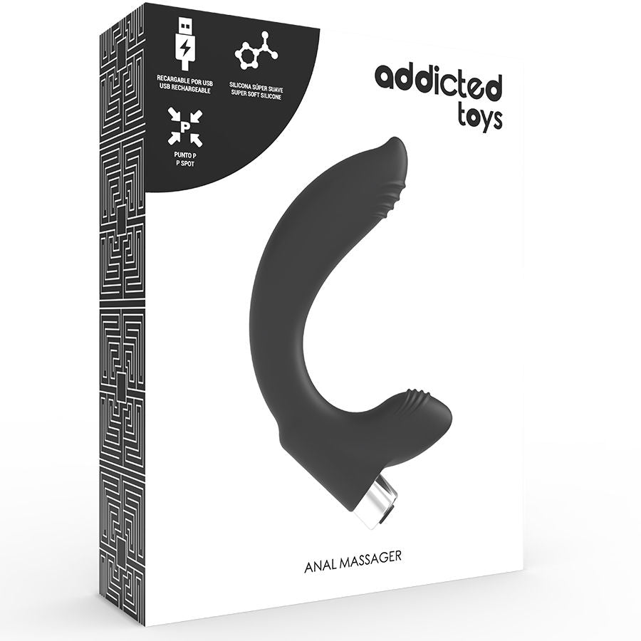 Addicted Toys Vibratore Prostatico Ricaricabile Modello 7 Nero – immagine 6