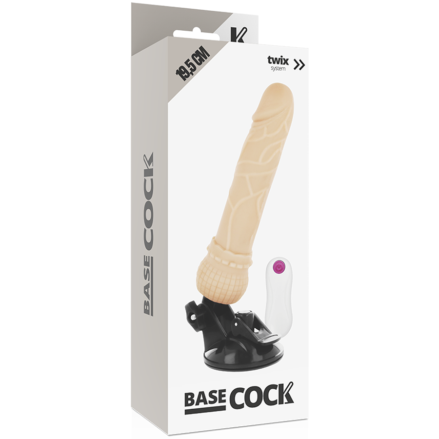 Basecock Vibratore Realistico con Telecomando Naturale 19,5 cm – immagine 4