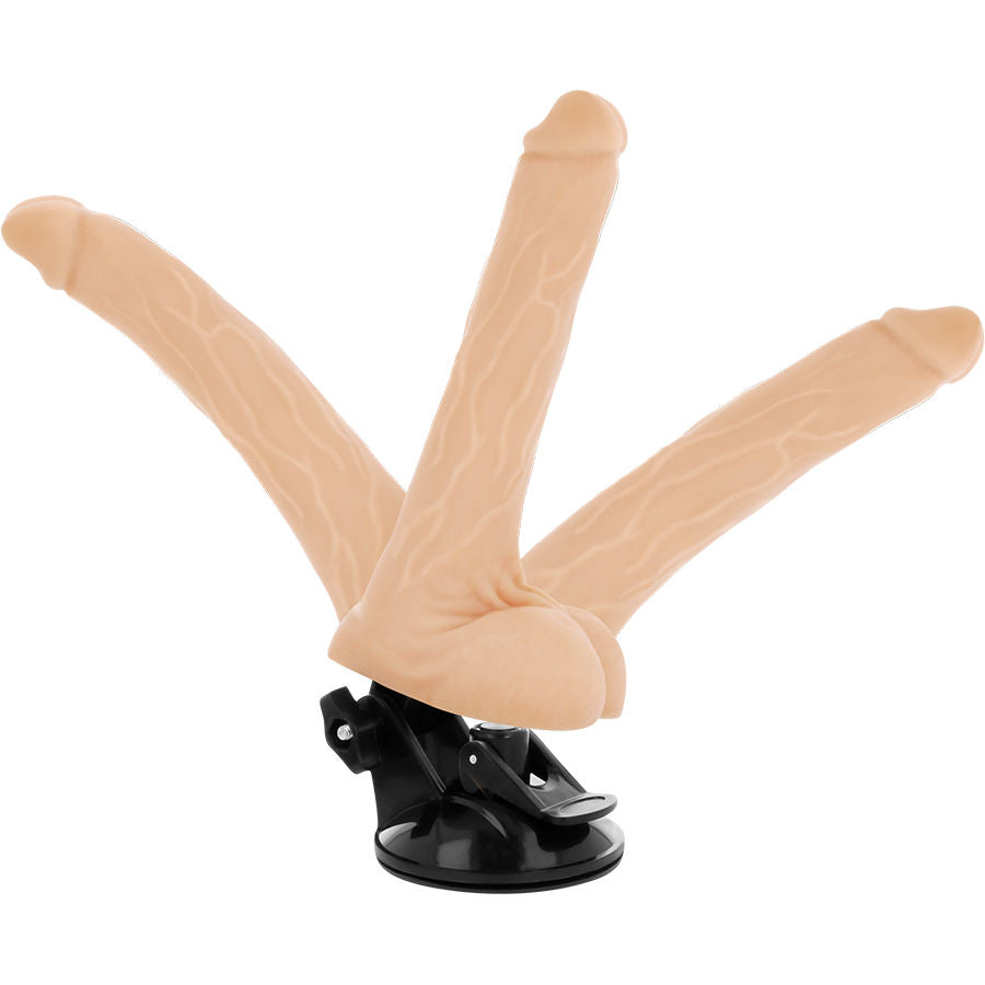 Basecock Vibratore Realistico Snodabile con Telecomando Naturale 18,5 cm – immagine 3