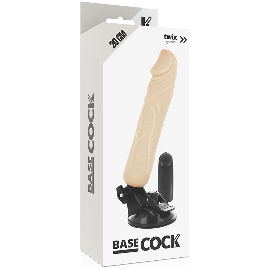 Basecock Vibratore Realistico con Telecomando Naturale 20 cm Velocità Regolabile – immagine 4