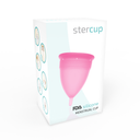 Stercup Coppetta Mestruale Rosa Taglia L in Silicone FDA – immagine 5