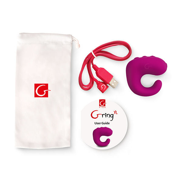 Gvibe Gring XL Anello Vibrante Lampone – immagine 2