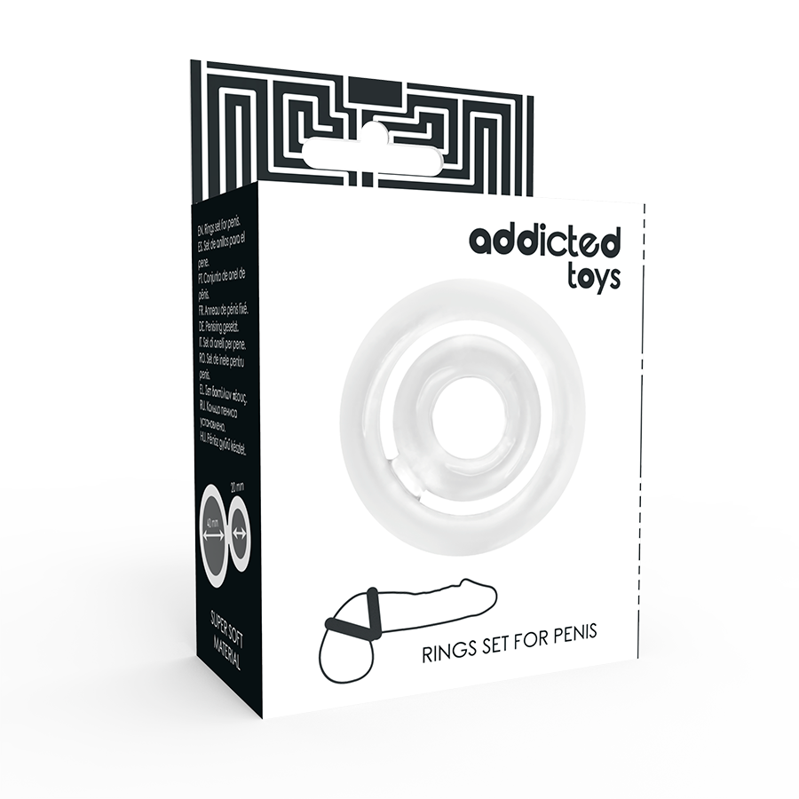 Addicted Toys Potenz C-Ring Anello per Pene Trasparente – immagine 4