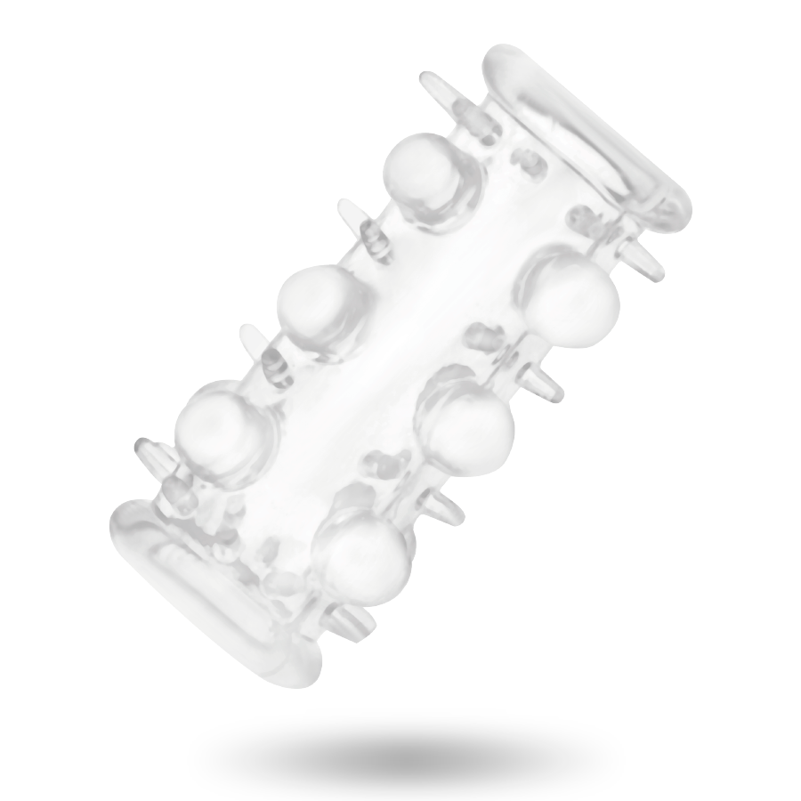 Addicted Toys Manicotto per Pene Trasparente Strutturato – immagine 2