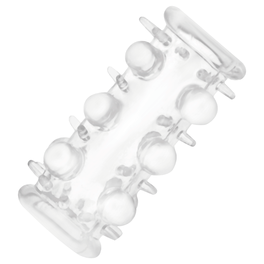 Addicted Toys Manicotto per Pene Trasparente Strutturato – immagine 3