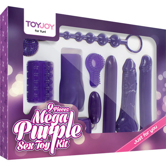 ToyJoy Just For You mega kit viola 9 pezzi