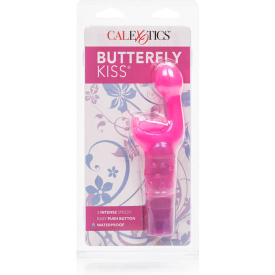CalExotics Butterfly Kiss Vibratore Punto G e Clitoride Rosa – immagine 3