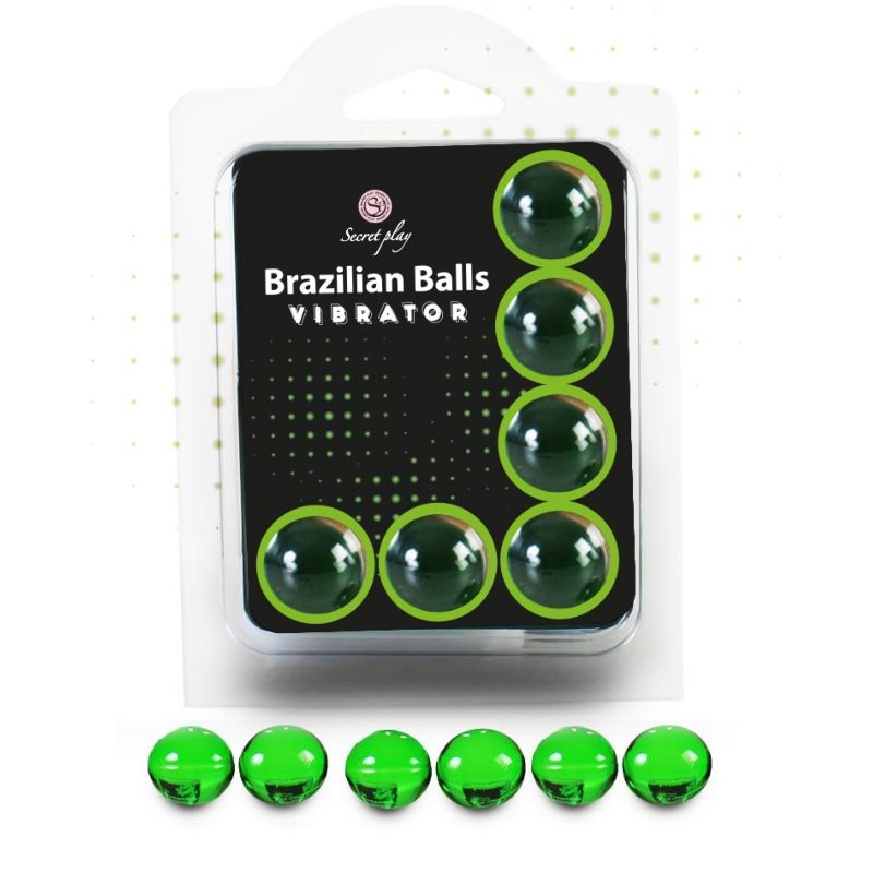 Secretplay palline brasiliane effetto vibrazione set 6 pezzi