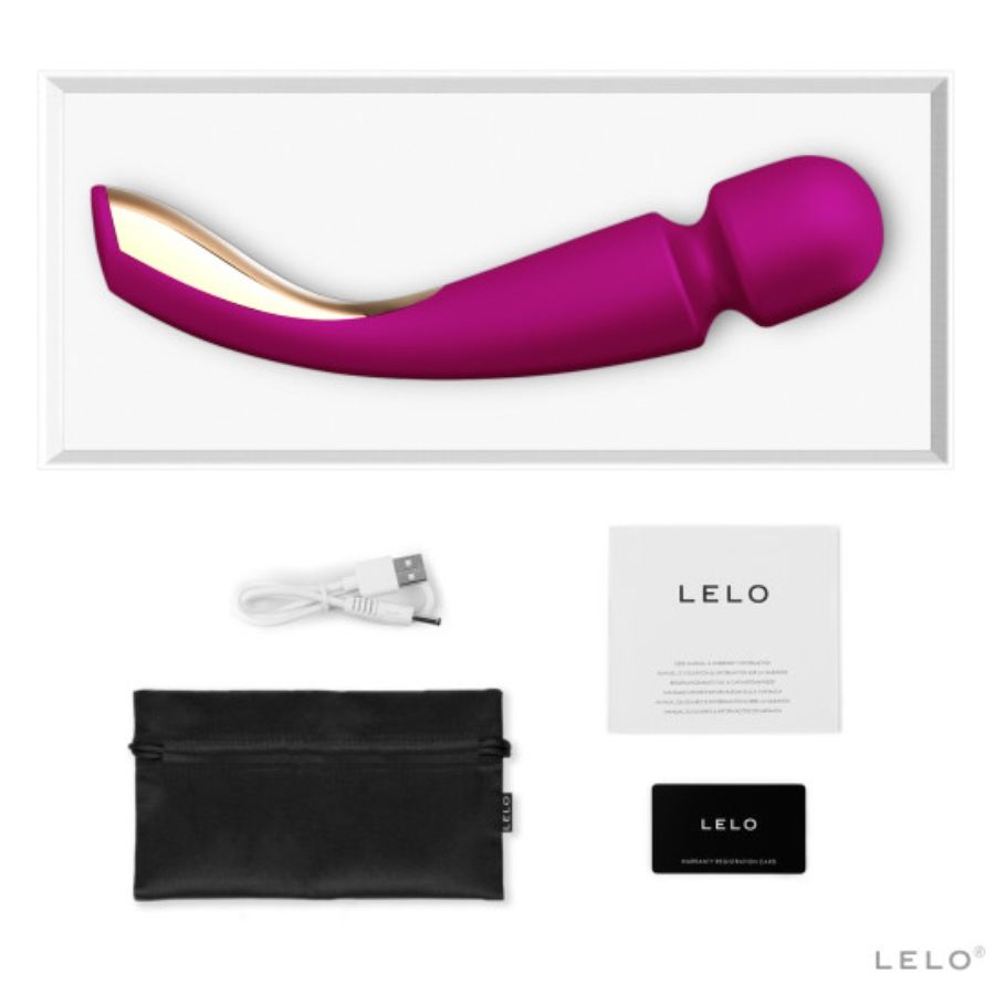 LELO Smart Wand 2 Large Massaggiatore Bordeaux – immagine 2