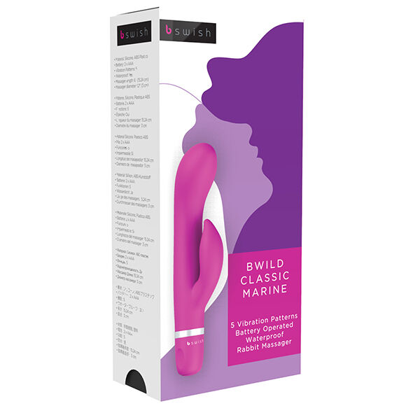 B Swish Bwild Classic Marine Mini Vibratore Rabbit Cerise