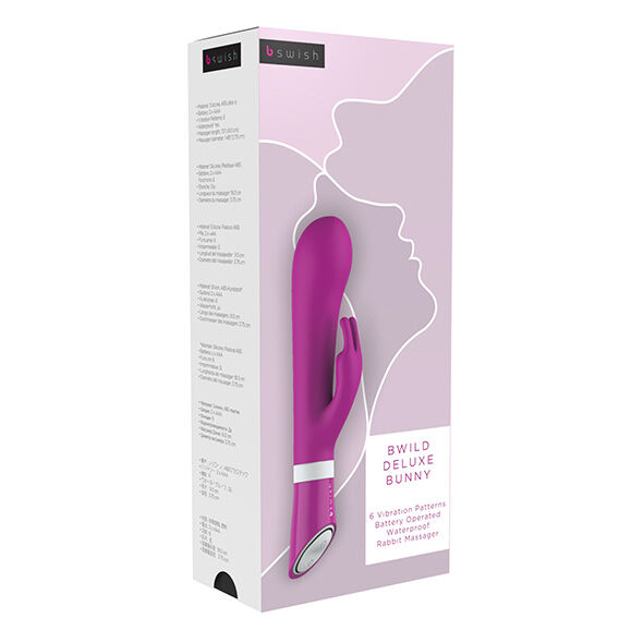 B Swish Bwild Deluxe Bunny Vibratore Rabbit Lampone – immagine 6