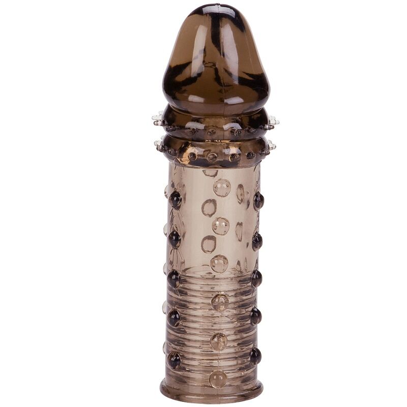 CalExotics Adonis Guaina Estensore Pene in Silicone Nera +5 cm