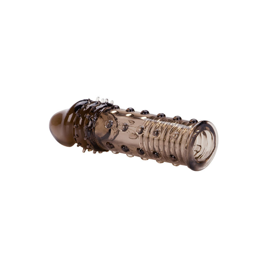 CalExotics Adonis Guaina Estensore Pene in Silicone Nera +5 cm – immagine 2