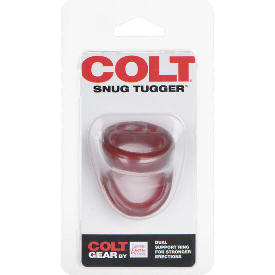 CalExotics Colt Snug Tugger Anello Pene e Testicoli Rosso – immagine 2