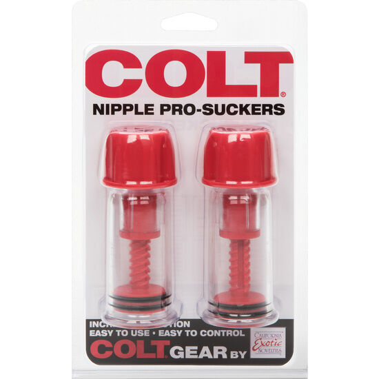 CalExotics Colt Nipple Prosuckers Succhiacapezzoli Rossi – immagine 2