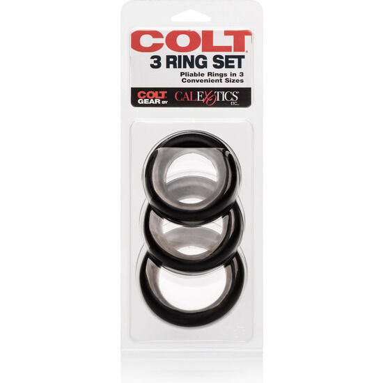 CalExotics Colt Set 3 Anelli Spessi in Silicone – immagine 2