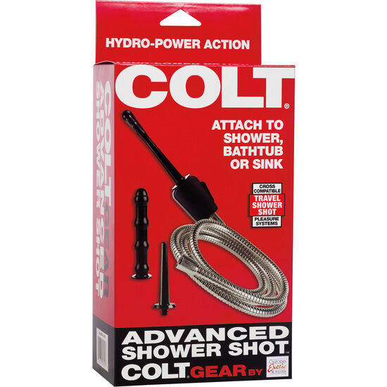 CalExotics Colt Advanced Kit Doccia Anale da Viaggio con Tubo 1,75 m – immagine 2