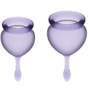 Satisfyer Feel Good Kit 2 Coppette Mestruali Viola 15 + 20 ml