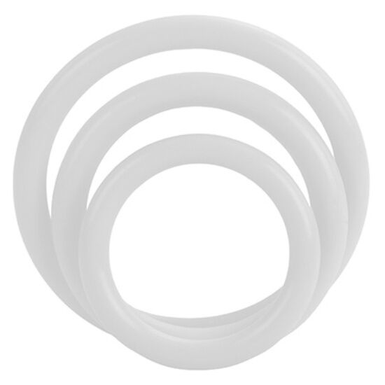 CalExotics Tri-Rings Set 3 Anelli in Silicone Fluorescenti