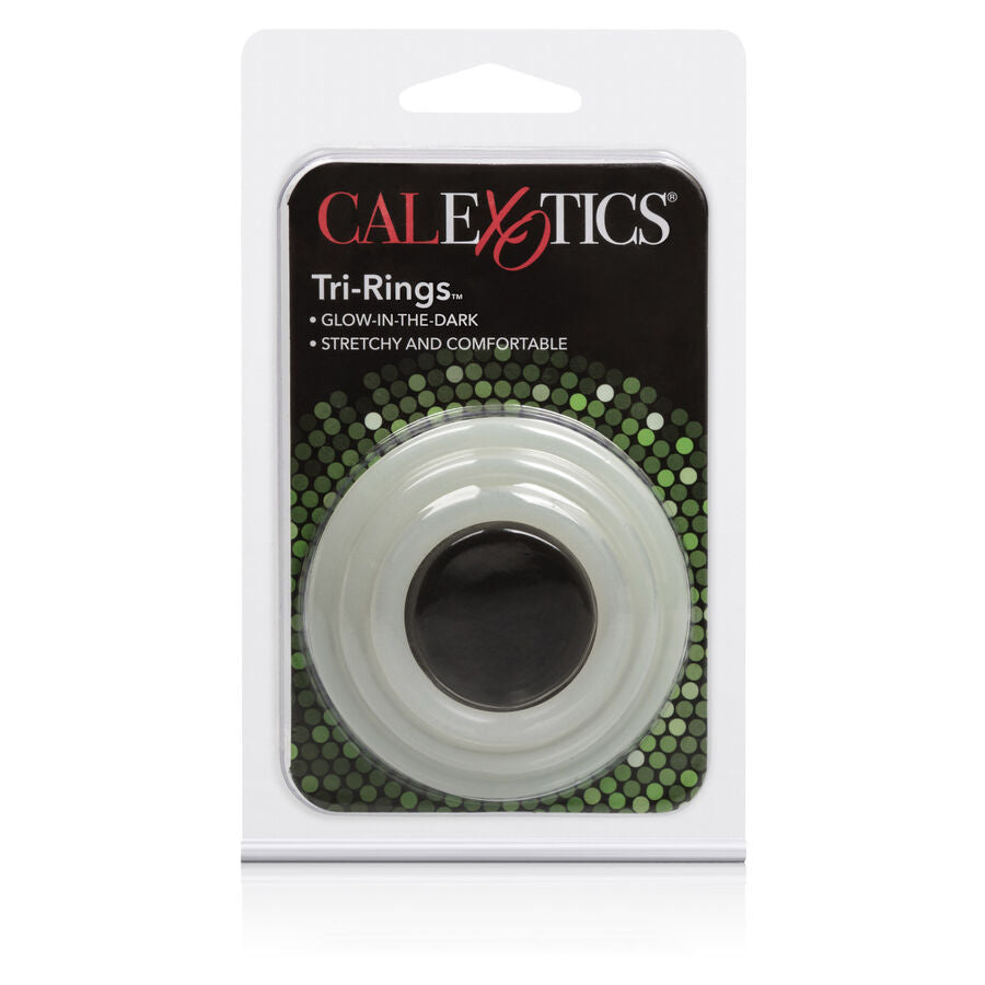 CalExotics Tri-Rings Set 3 Anelli in Silicone Fluorescenti – immagine 2