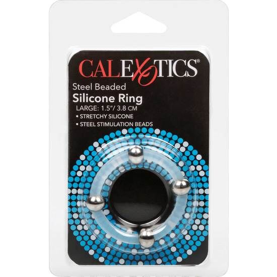 CalExotics Anello in Silicone con Perline in Acciaio Large – immagine 3