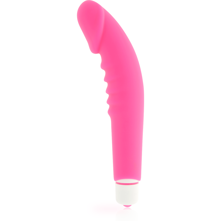Dolce Vita Realistic Pleasure Vibratore in Silicone Rosa – immagine 2
