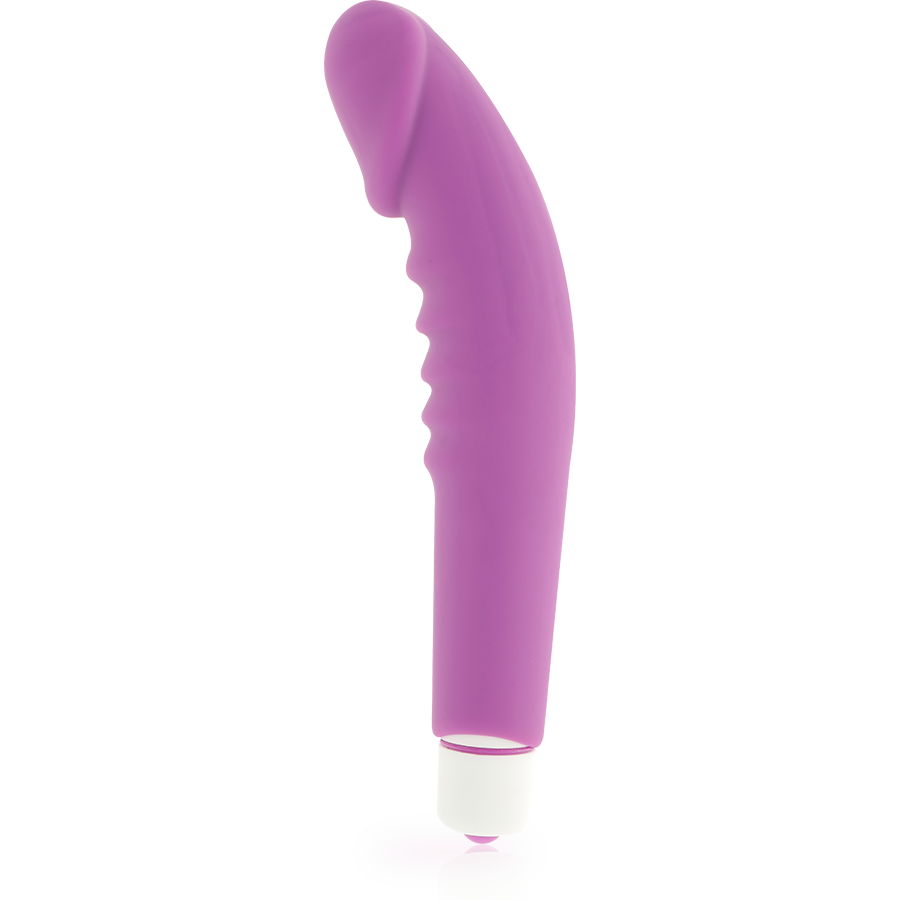 Dolce Vita Realistic Pleasure Vibratore in Silicone Viola – immagine 2